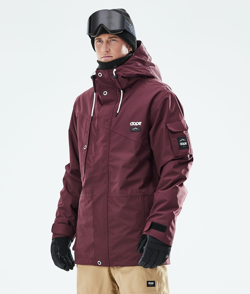 Dope Adept 2021 Snowboardjacke Herren Bordeaux | 857-ADLZPQ