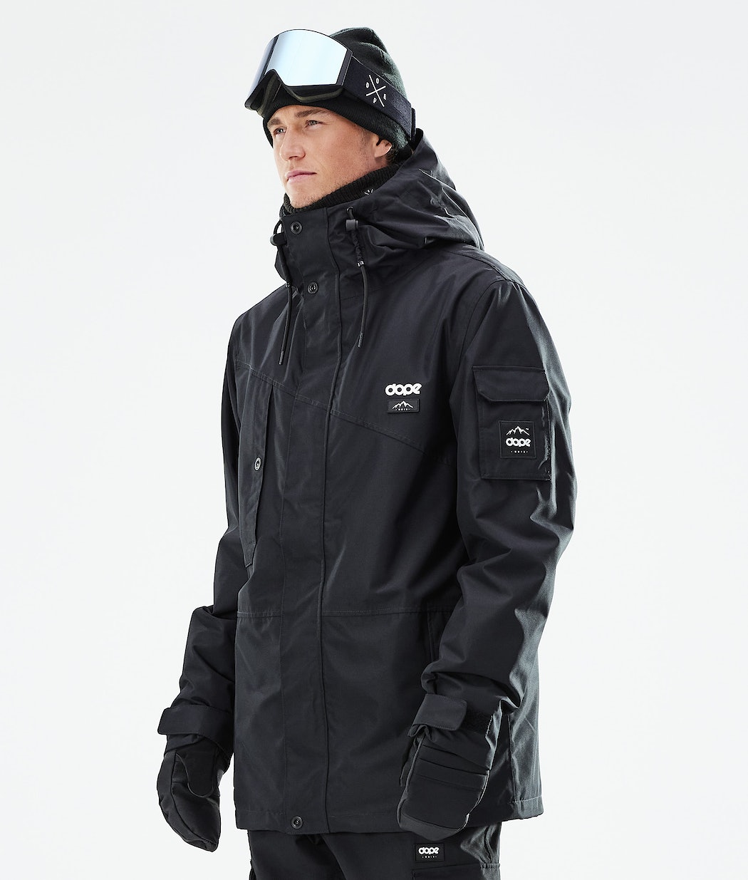 Dope Adept 2021 Snowboardjacke Herren Schwarz | 354-BXEKAS