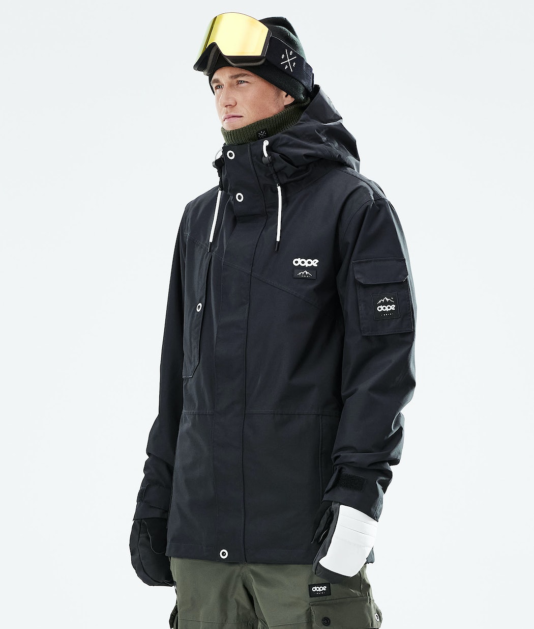 Dope Adept 2021 Snowboardjacke Herren Schwarz | 574-BSZYXW