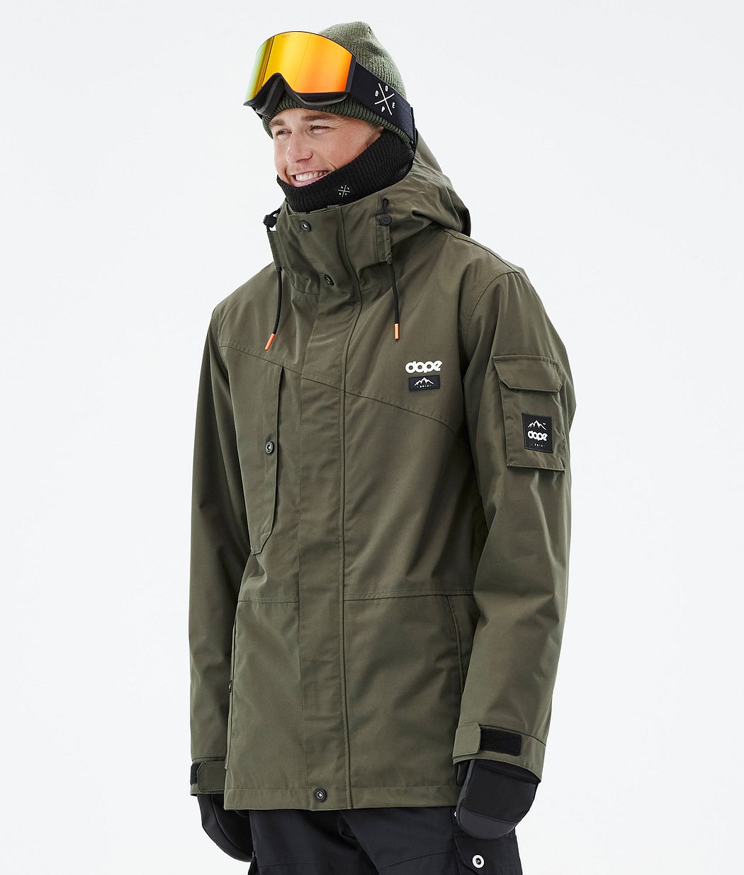 Dope Adept Snowboardjacke Herren Olivgrün Grün | 791-CUOGVW