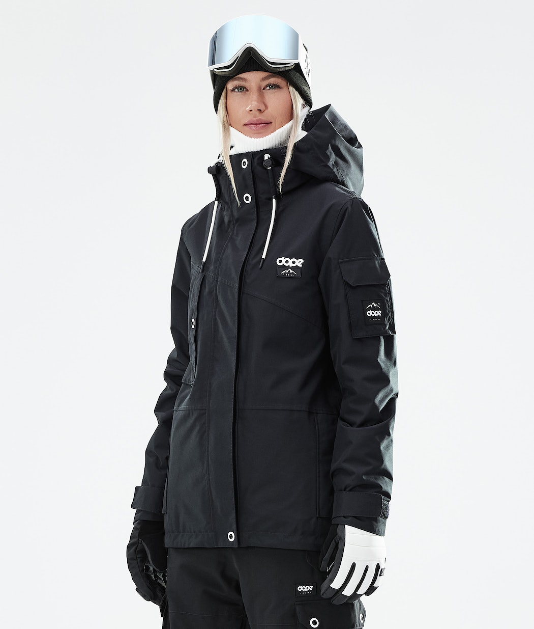 Dope Adept W 2021 Snowboardjacke Damen Schwarz | 268-YNODIS