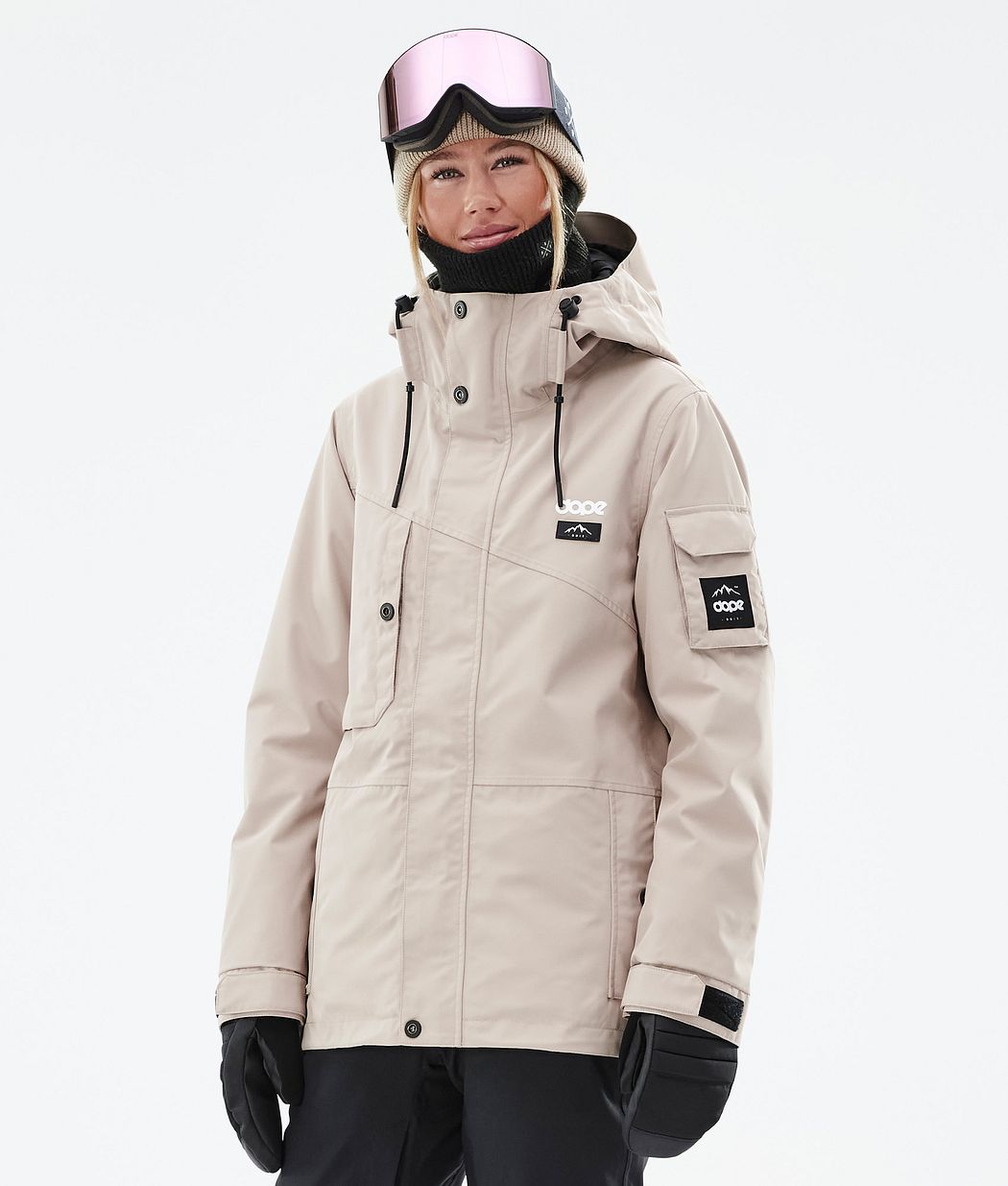 Dope Adept W Snowboardjacke Damen Braun | 293-ZWQDOR