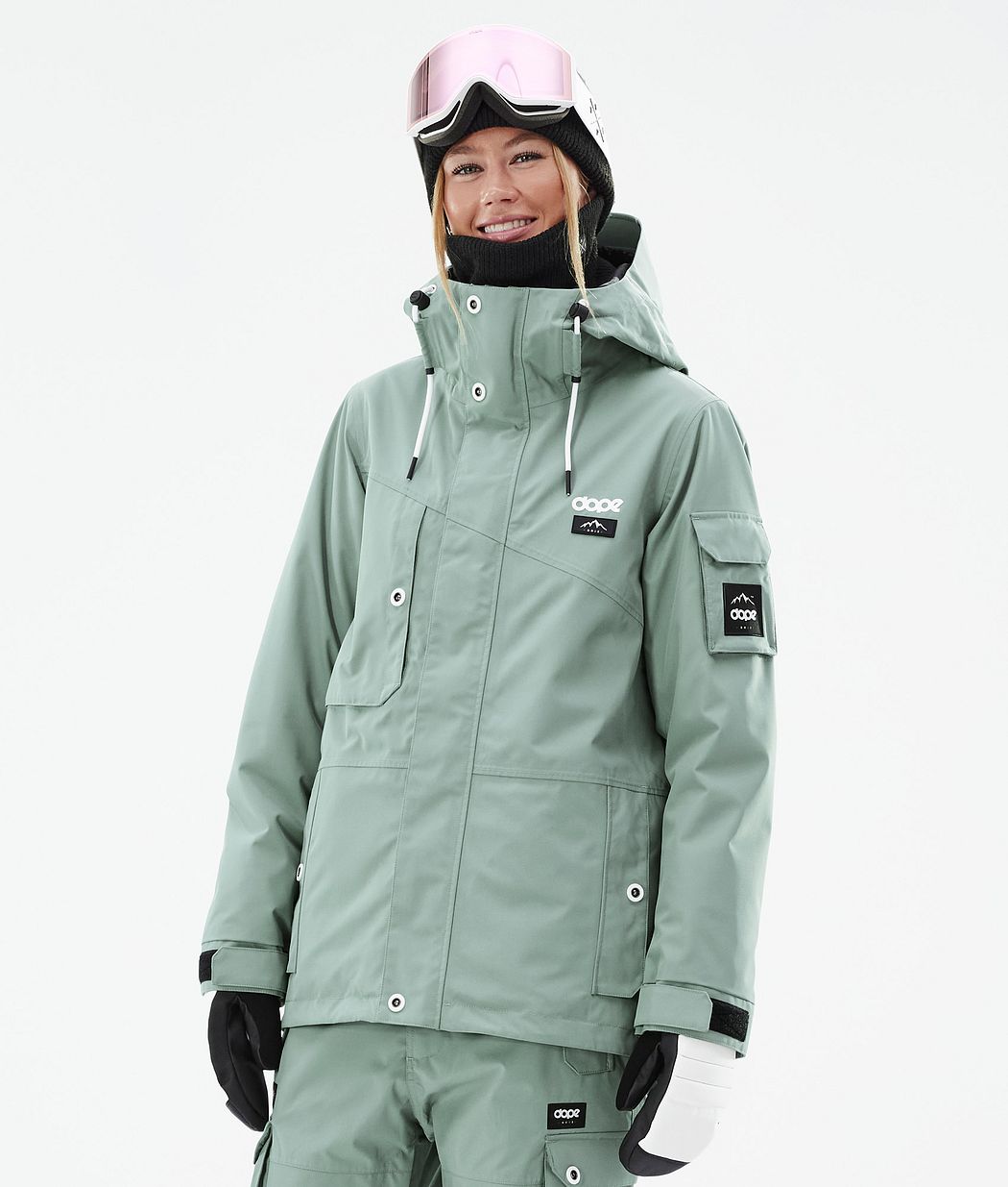 Dope Adept W Snowboardjacke Damen Grün | 536-MXBOKS