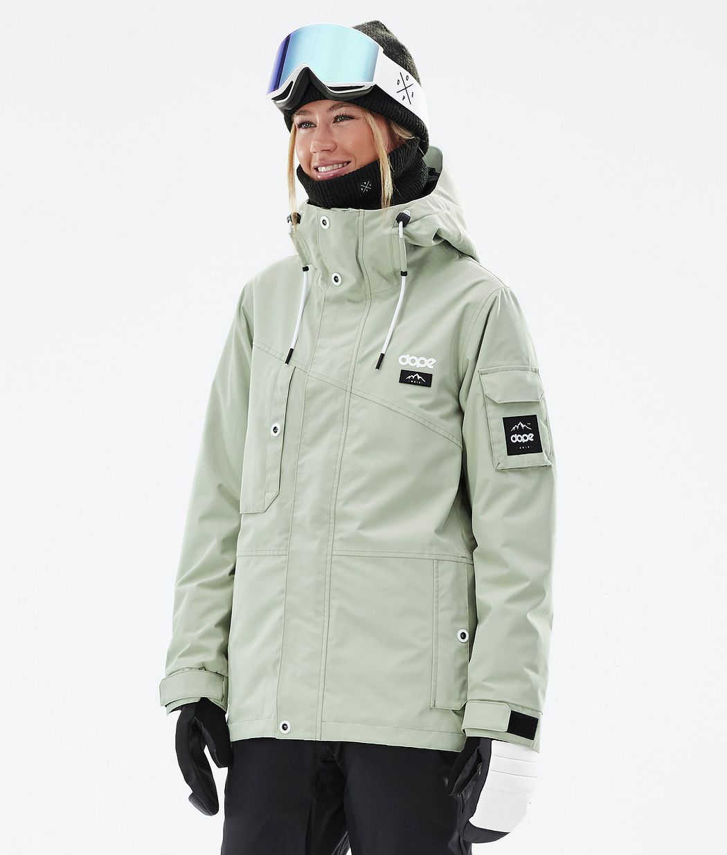 Dope Adept W Snowboardjacke Damen Grün | 786-SQUIDJ