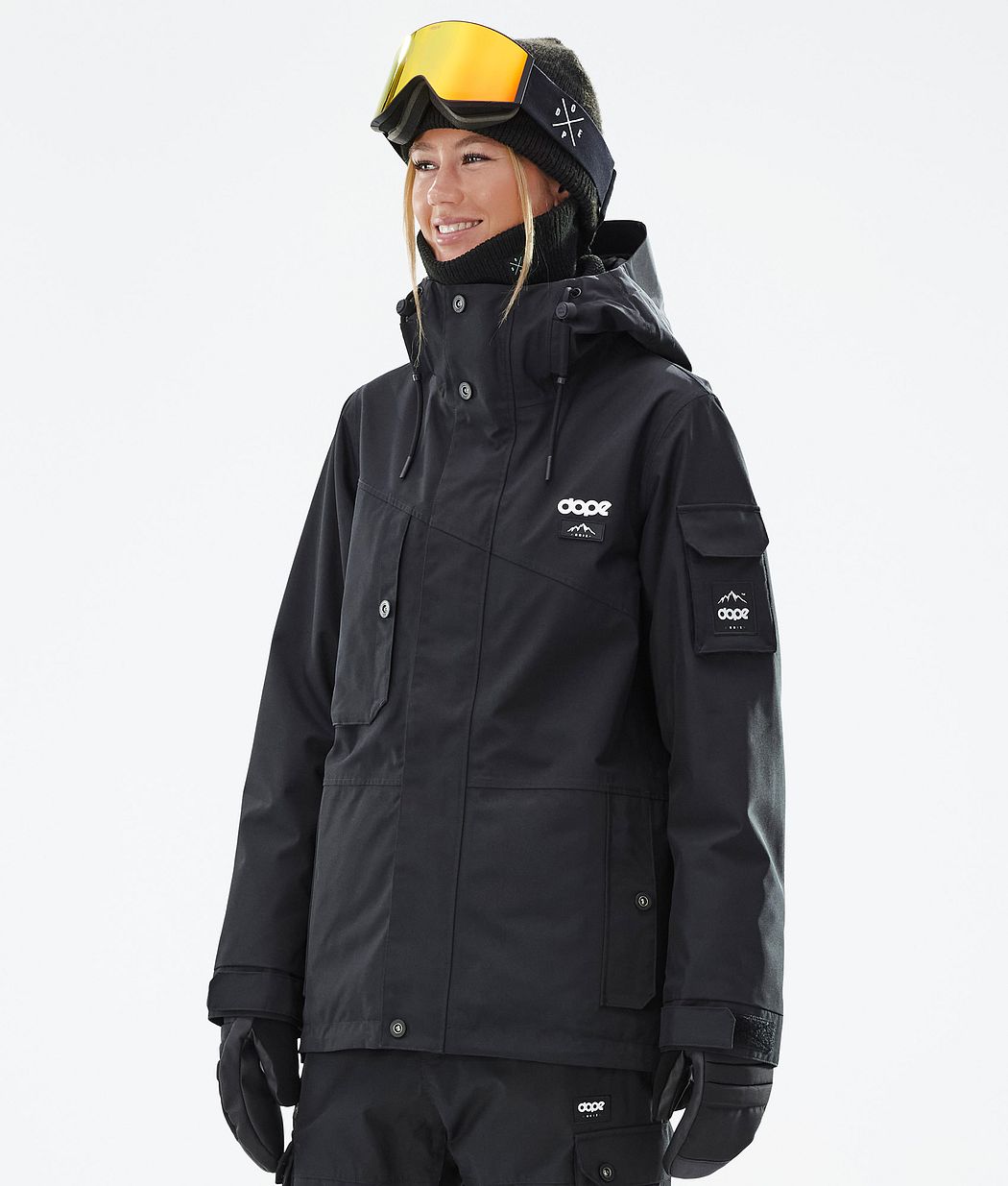 Dope Adept W Snowboardjacke Damen Schwarz | 609-MWBRGD
