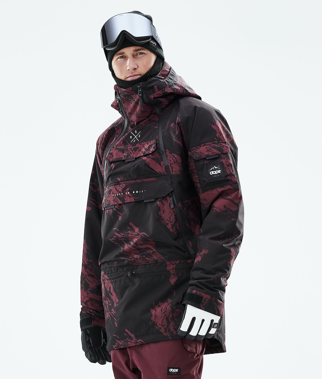 Dope Akin 2021 Snowboardjacke Herren Bordeaux | 985-JZNEVD