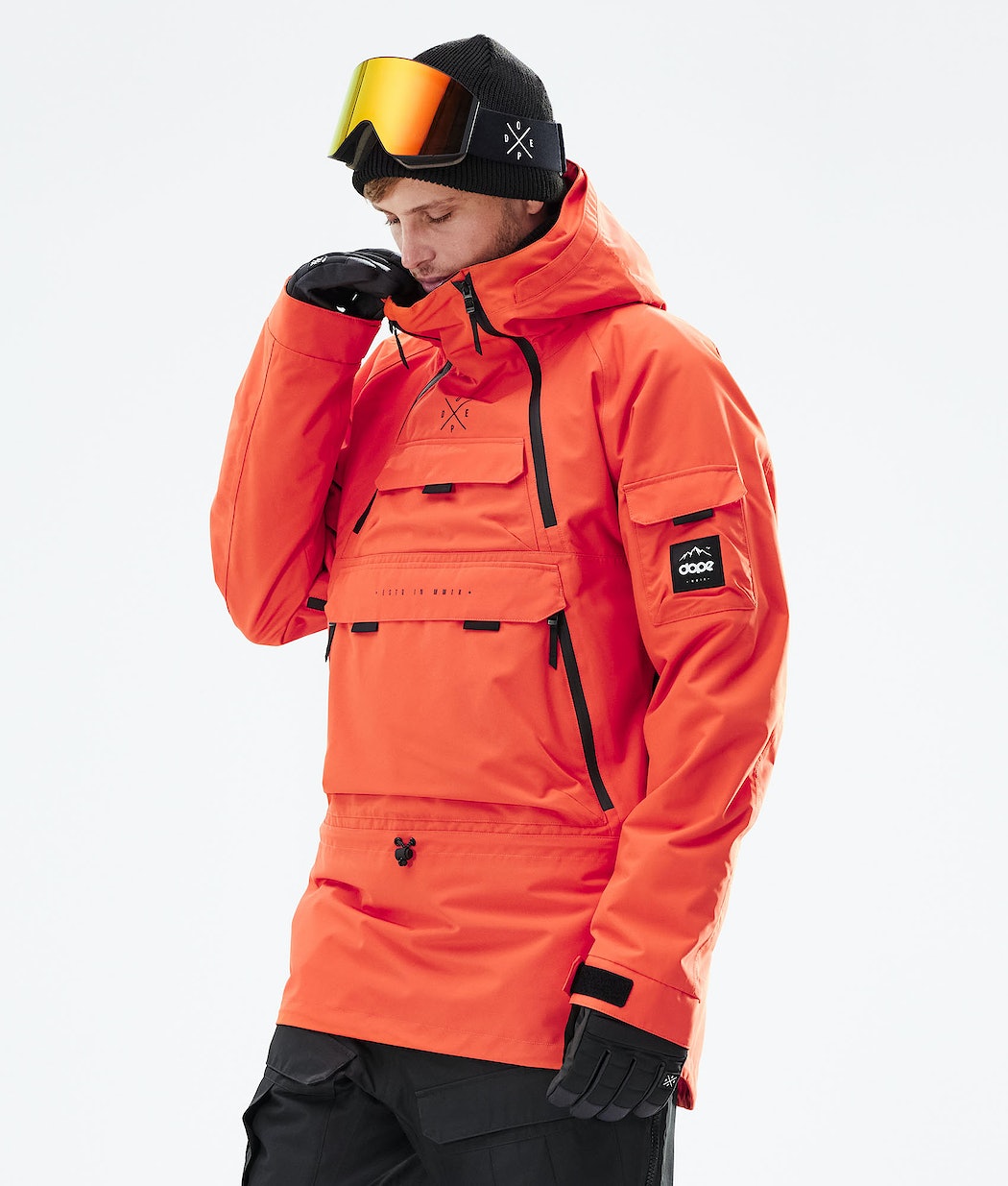 Dope Akin 2021 Snowboardjacke Herren Orange | 029-FLGRUZ