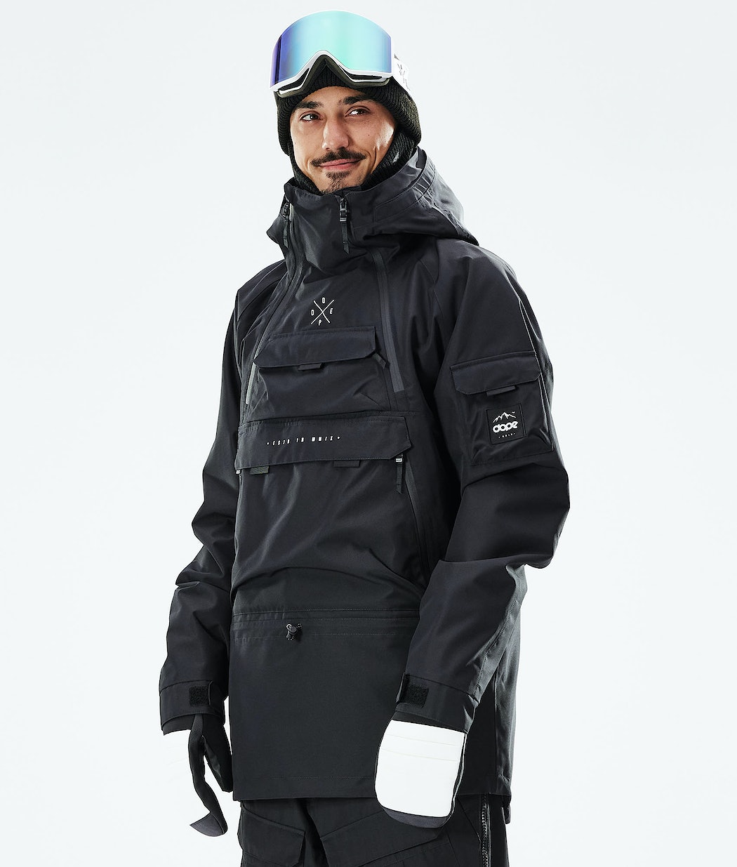 Dope Akin 2021 Snowboardjacke Herren Schwarz | 653-BLMVKR