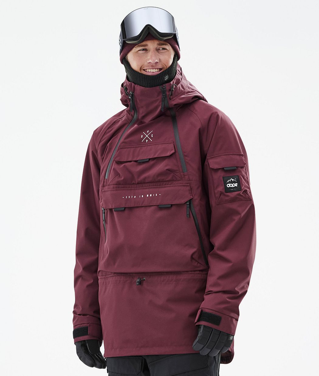 Dope Akin Snowboardjacke Herren Bordeaux | 425-EFYSGM