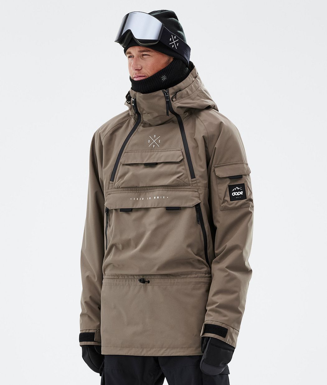 Dope Akin Snowboardjacke Herren Tiefesbraun | 608-VYNZPE
