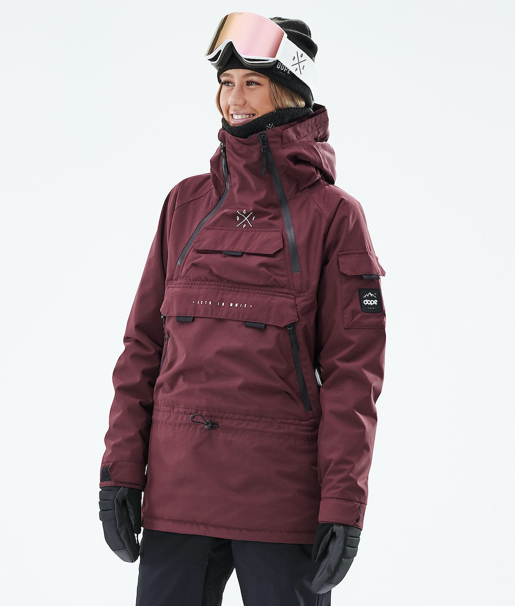 Dope Akin W 2019 Snowboardjacke Damen Bordeaux | 358-SVOUXP
