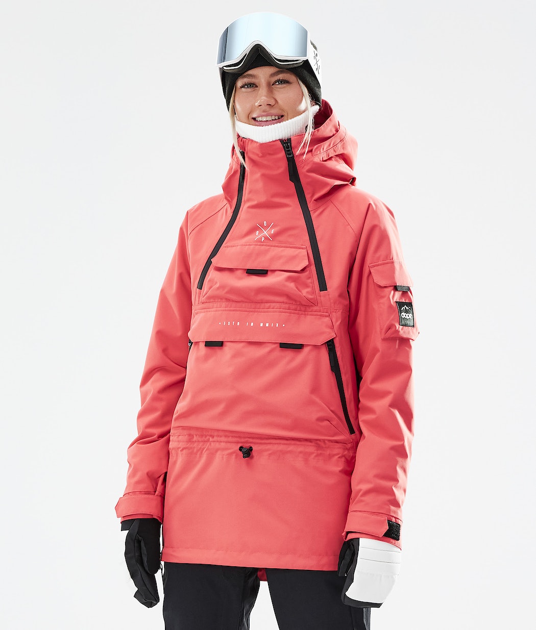 Dope Akin W 2021 Snowboardjacke Damen Koralle | 470-KUCJSA