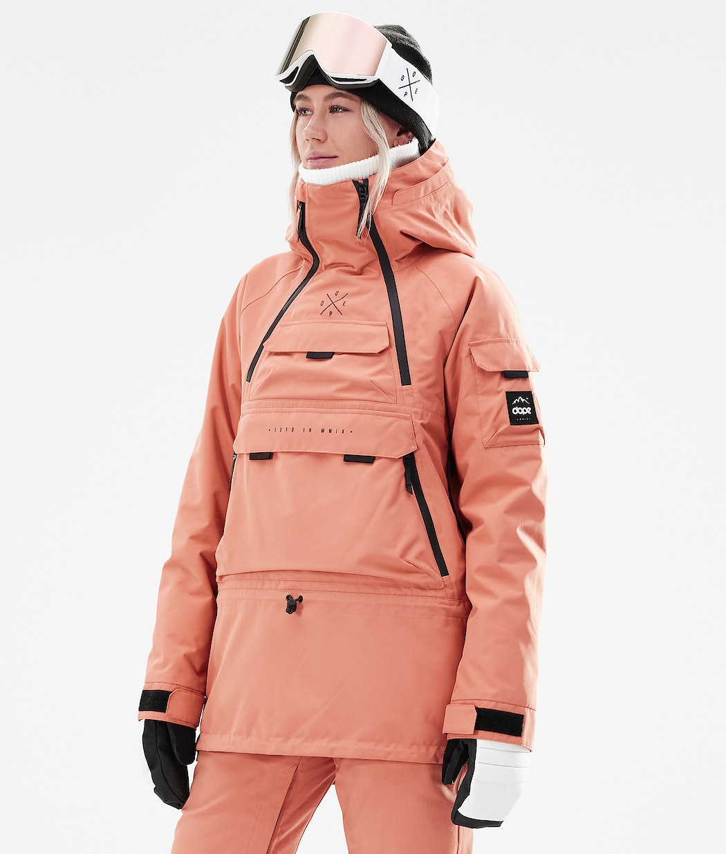 Dope Akin W 2021 Snowboardjacke Damen Orange | 573-AMYSGF