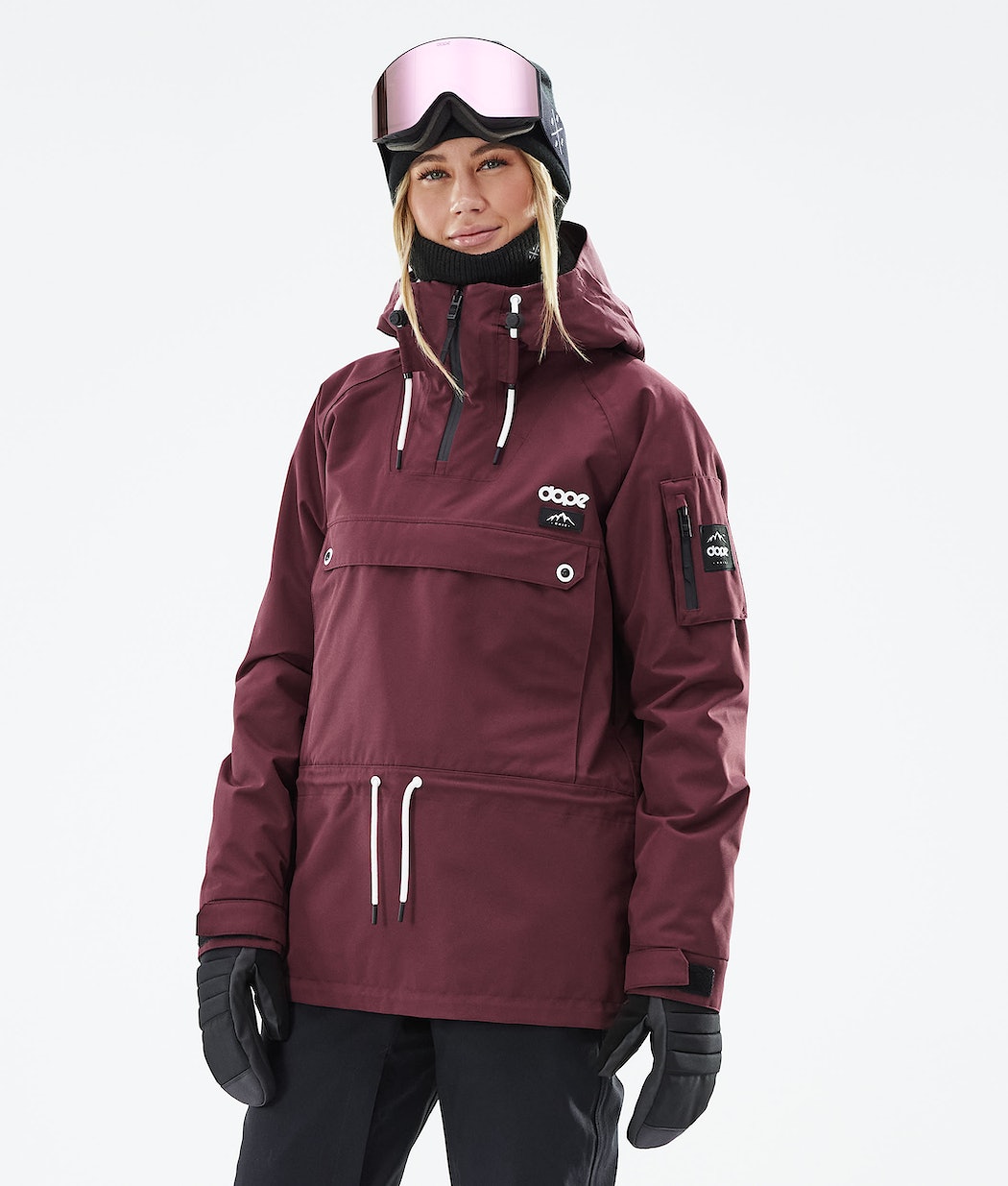 Dope Annok W 2021 Snowboardjacke Damen Bordeaux | 125-ZQINYT