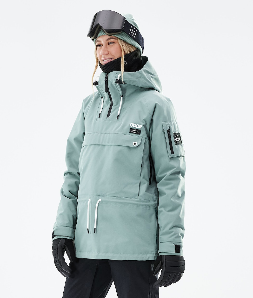 Dope Annok W 2021 Snowboardjacke Damen Grün | 612-HKFWED