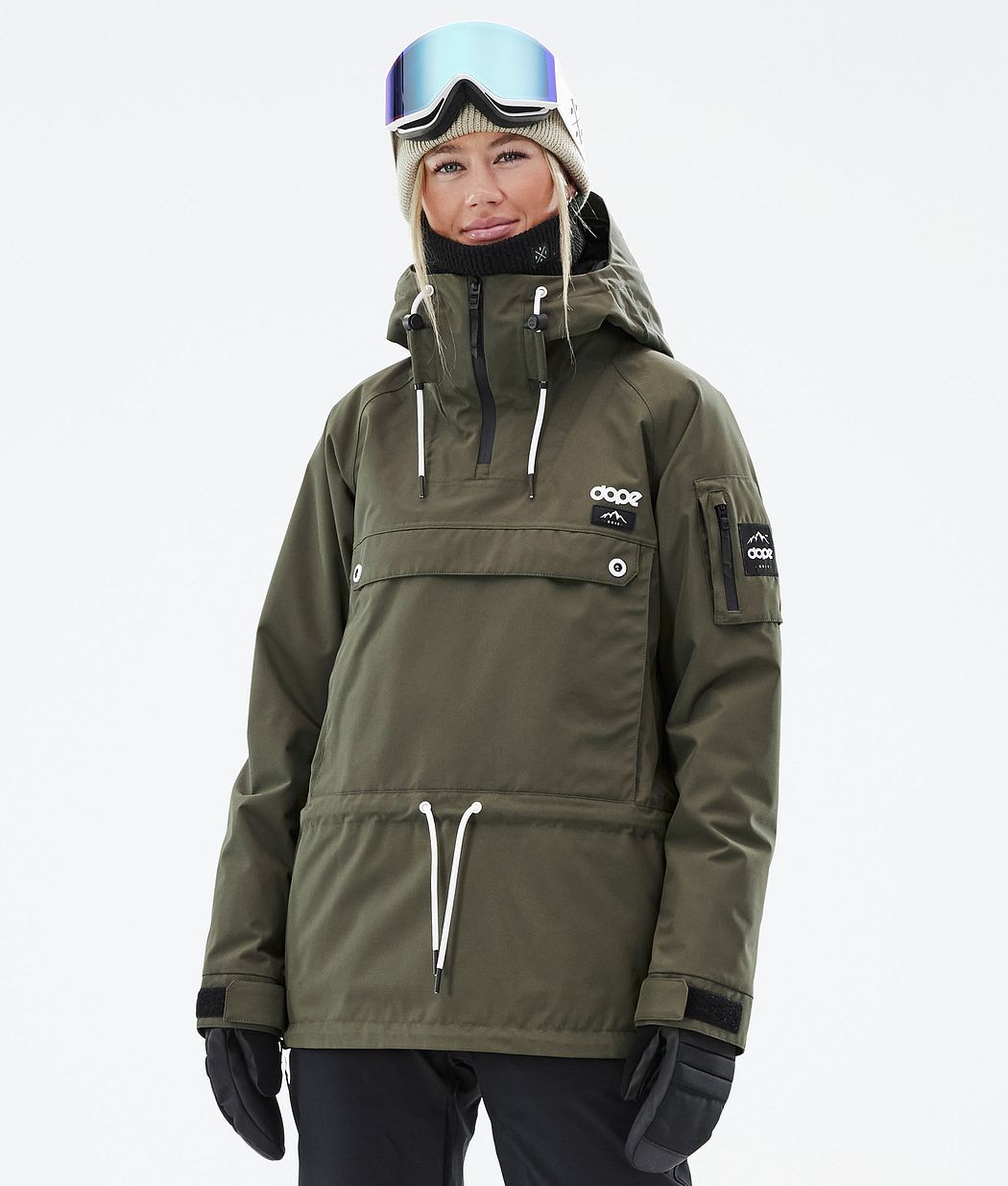 Dope Annok W Snowboardjacke Damen Olivgrün Grün | 073-JCRAFB