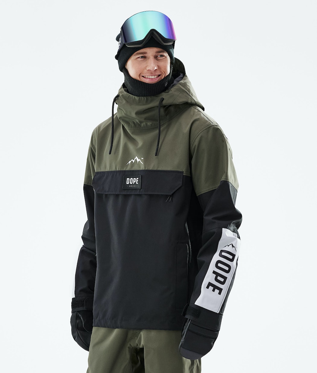 Dope Blizzard LE Snowboardjacke Herren Mehrfarbig Olivgrün Grün | 705-FRVNPZ
