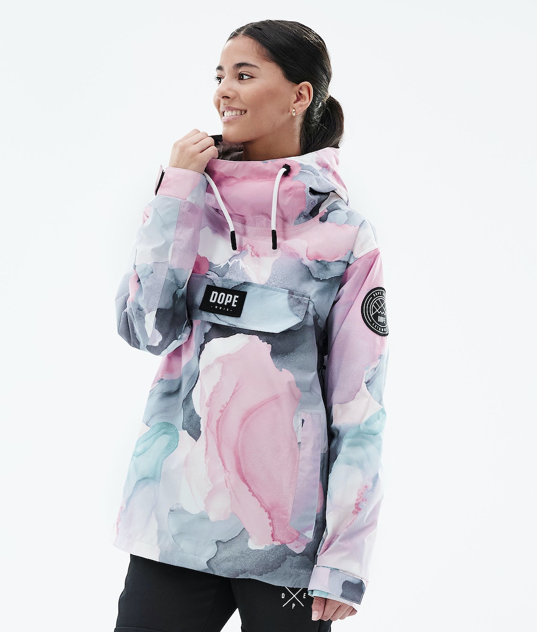 Dope Blizzard PO Light W Skijacke Damen Mehrfarbig Rosa | 879-IFBSOK