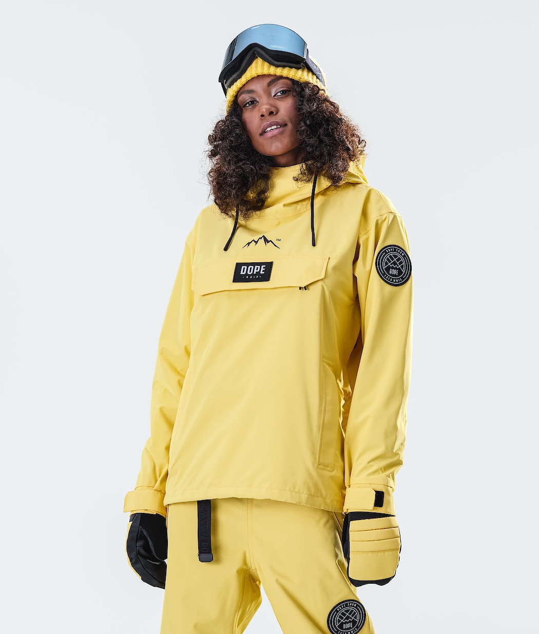 Dope Blizzard PO W 2020 Snowboardjacke Damen Gelb | 867-FAKZVQ