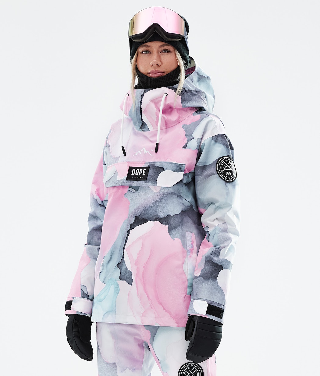 Dope Blizzard W 2021 Snowboardjacke Damen Mehrfarbig Rosa | 845-FMANBW