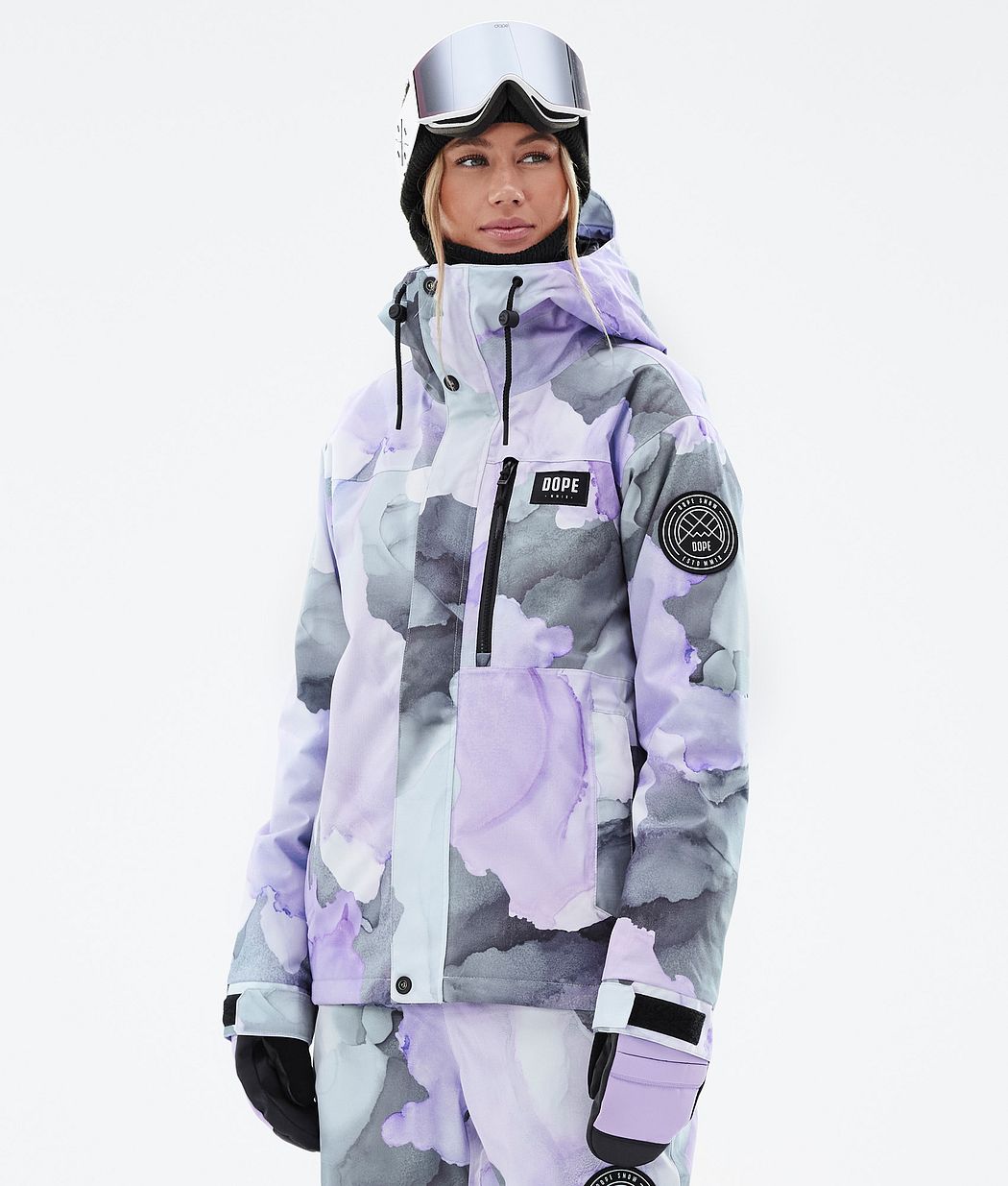 Dope Blizzard W Full Zip Snowboardjacke Damen Lila | 691-ANVHWR