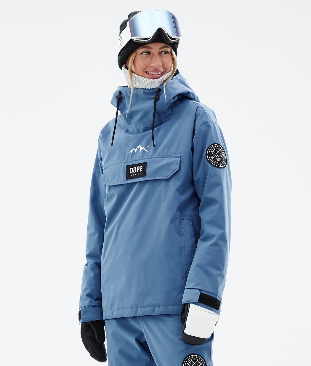 Dope Blizzard W Snowboardjacke Damen Blau Grau | 704-RPKGOU