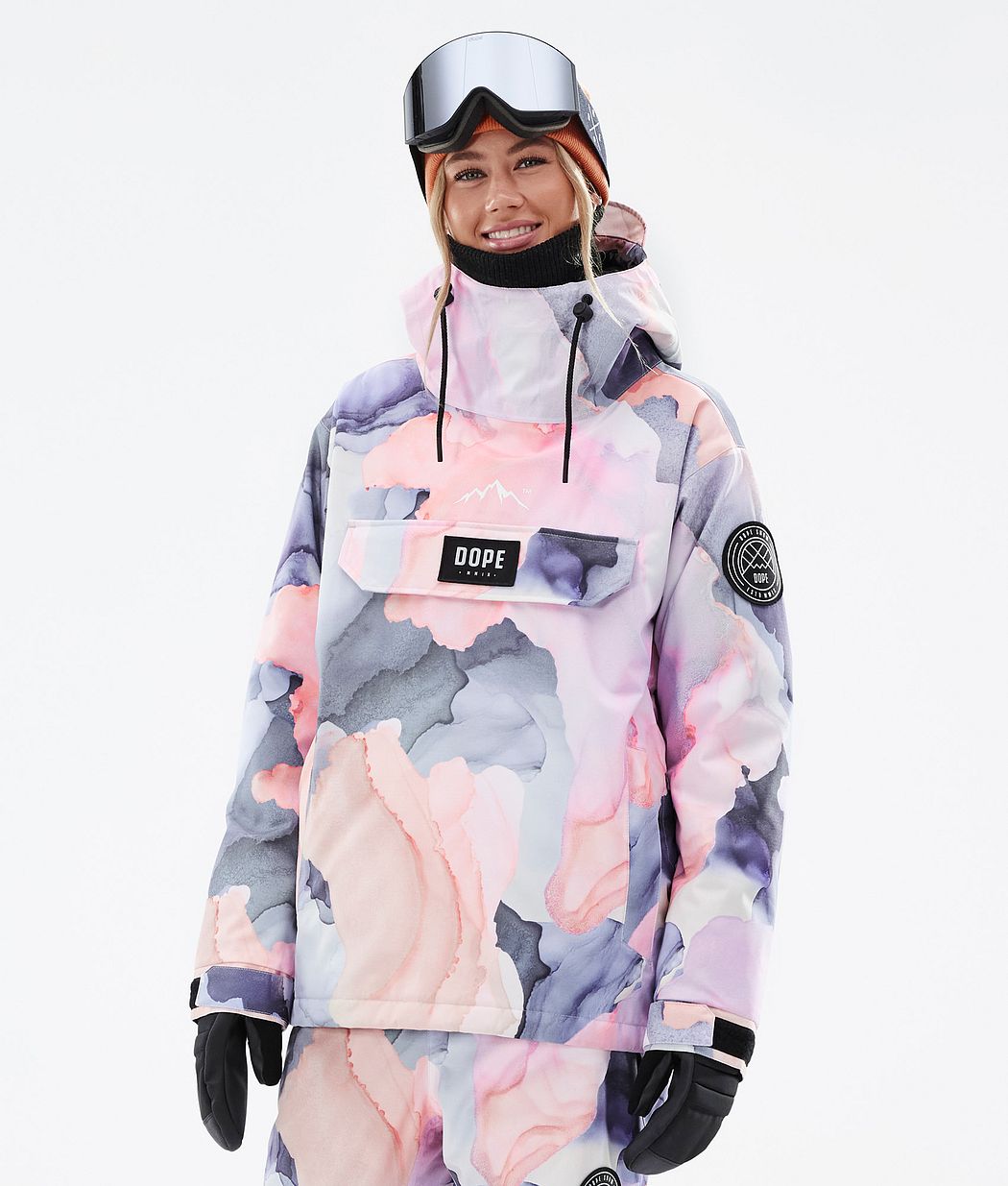 Dope Blizzard W Snowboardjacke Damen Mehrfarbig Rosa | 593-VWRGDF
