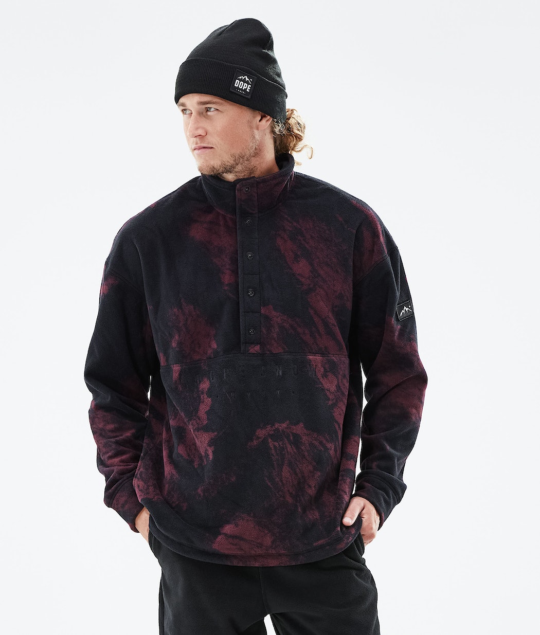 Dope Comfy Fleecepullover Herren Bordeaux | 258-AFMXPR