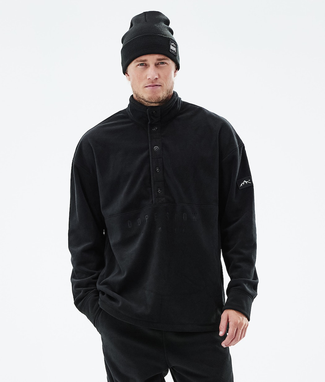 Dope Comfy Fleecepullover Herren Schwarz | 583-SDHBCQ