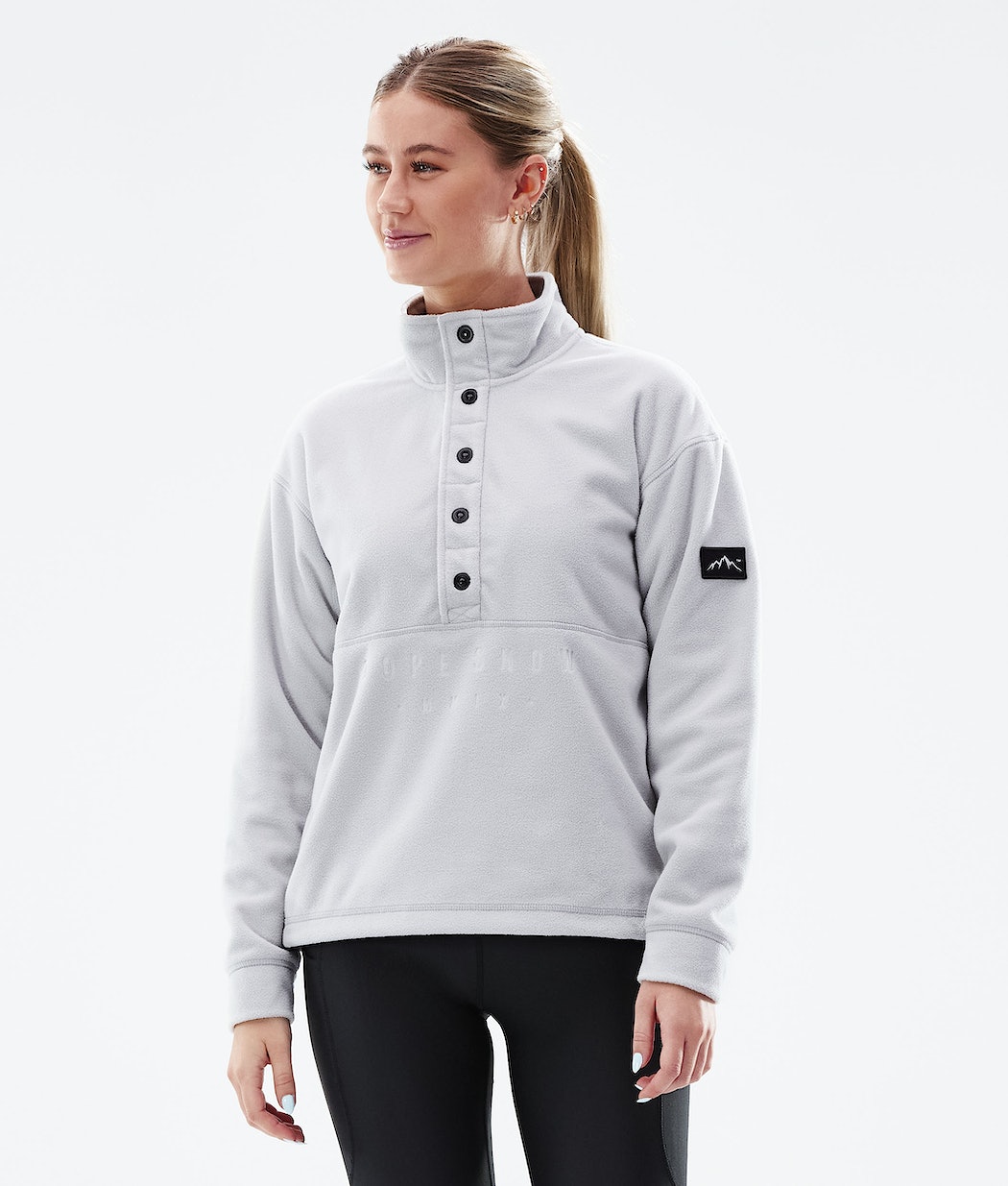 Dope Comfy W Fleecepullover Damen Hellgrau | 638-KYUMEV