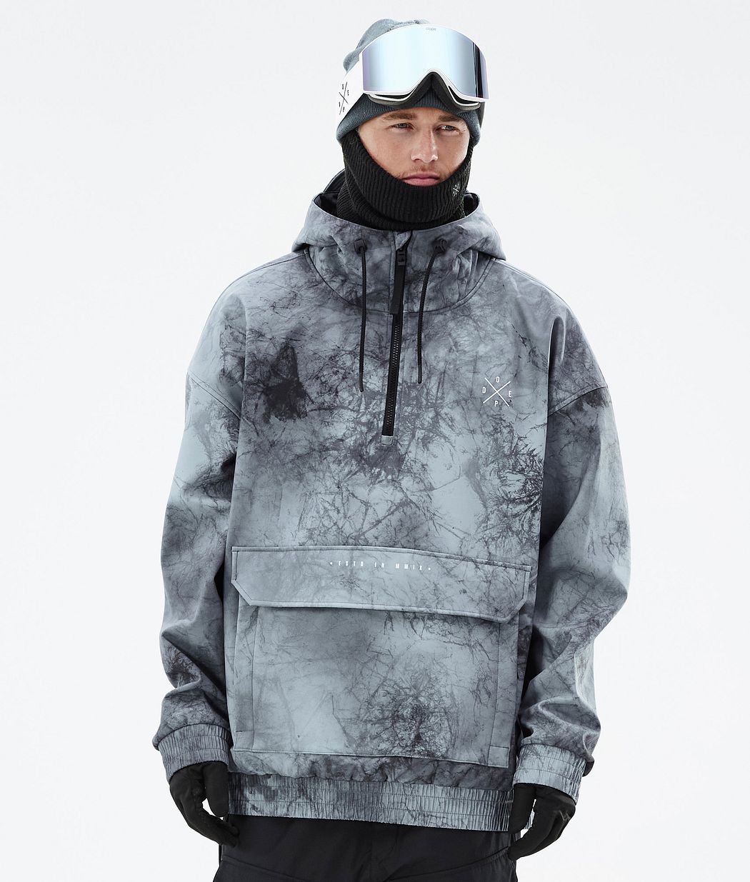 Dope Cyclone Snowboardjacke Herren Grau Blau Schwarz | 032-QJPIOF