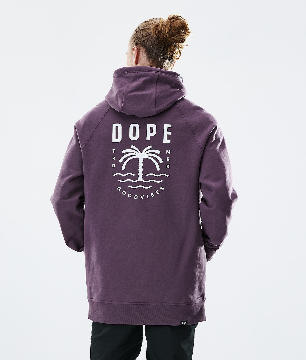 Dope Daily Palm Hoodie Herren Lila | 631-BDRLOX