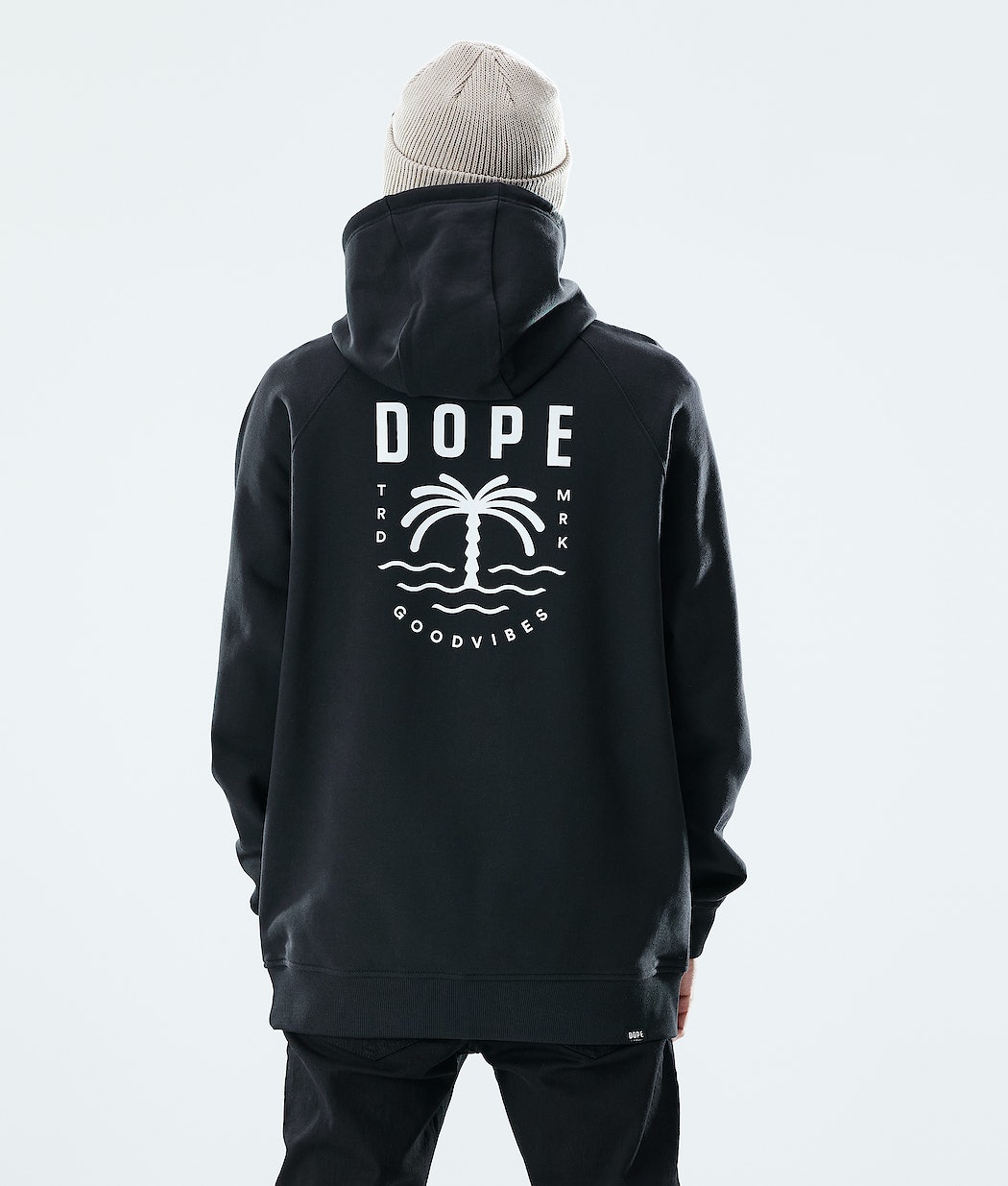 Dope Daily Palm Hoodie Herren Schwarz | 934-RILHZU