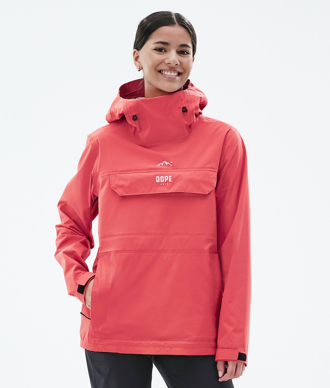 Dope Downpour W Regenjacke Damen Koralle | 029-FLSZJW