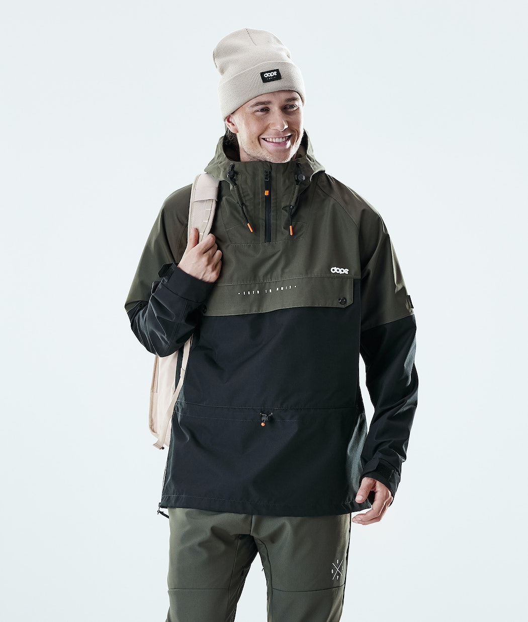 Dope Hiker Skijacke Herren Olivgrün Grün Schwarz | 407-URJLXT