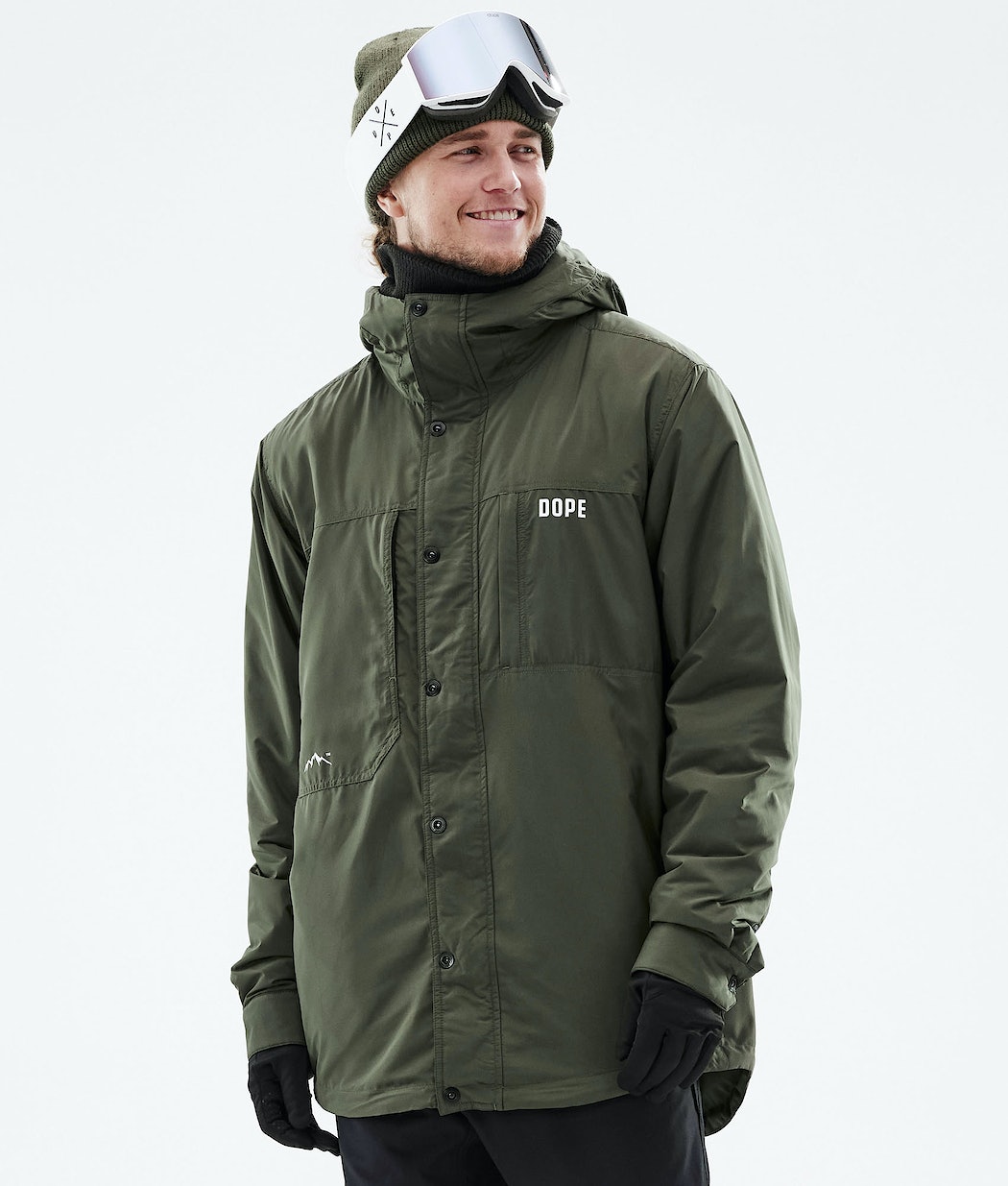 Dope Insulated Snowboardjacke Herren Olivgrün Grün | 186-PMFVZG