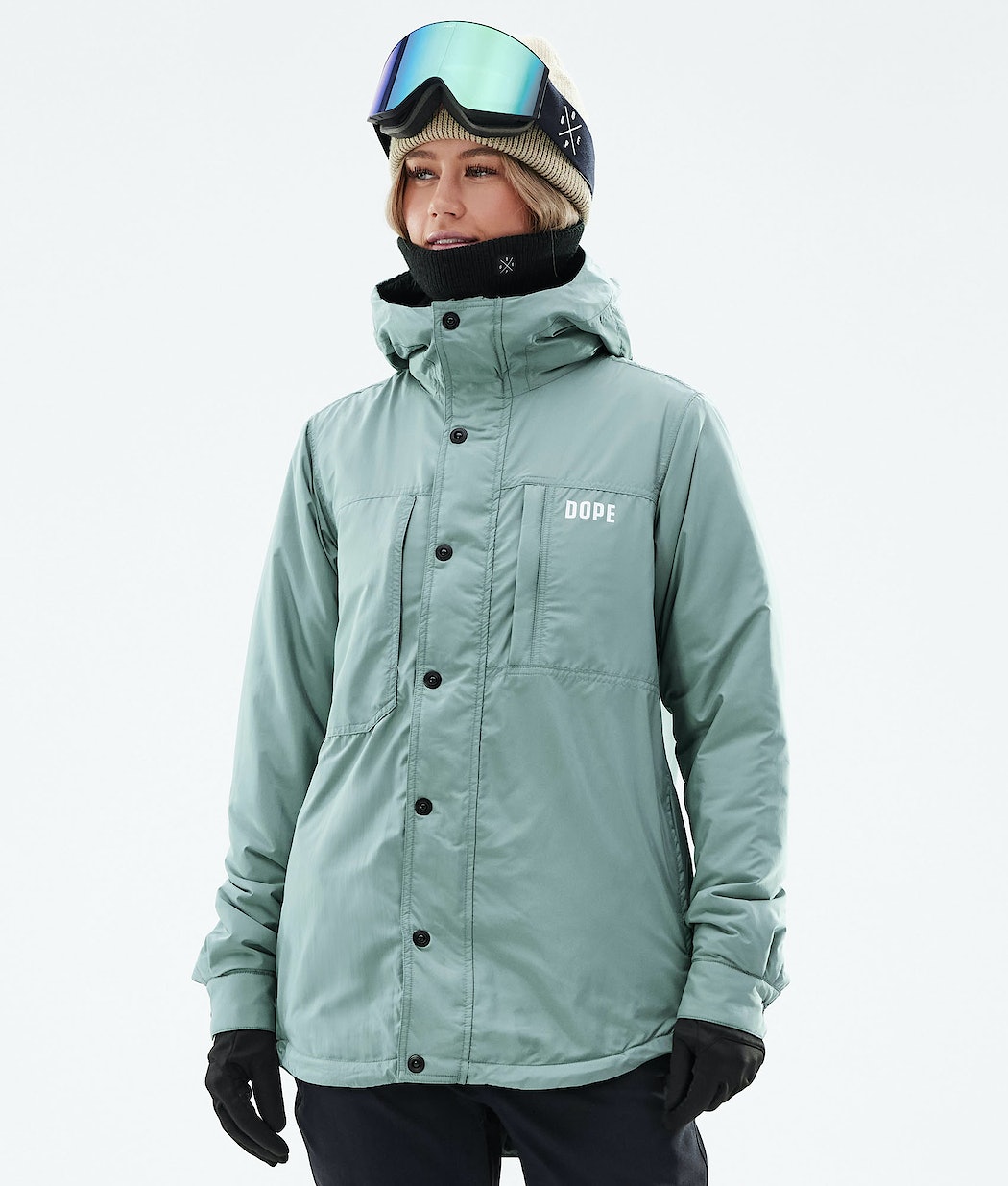 Dope Insulated W Snowboardjacke Damen Grün | 749-GAZKQE