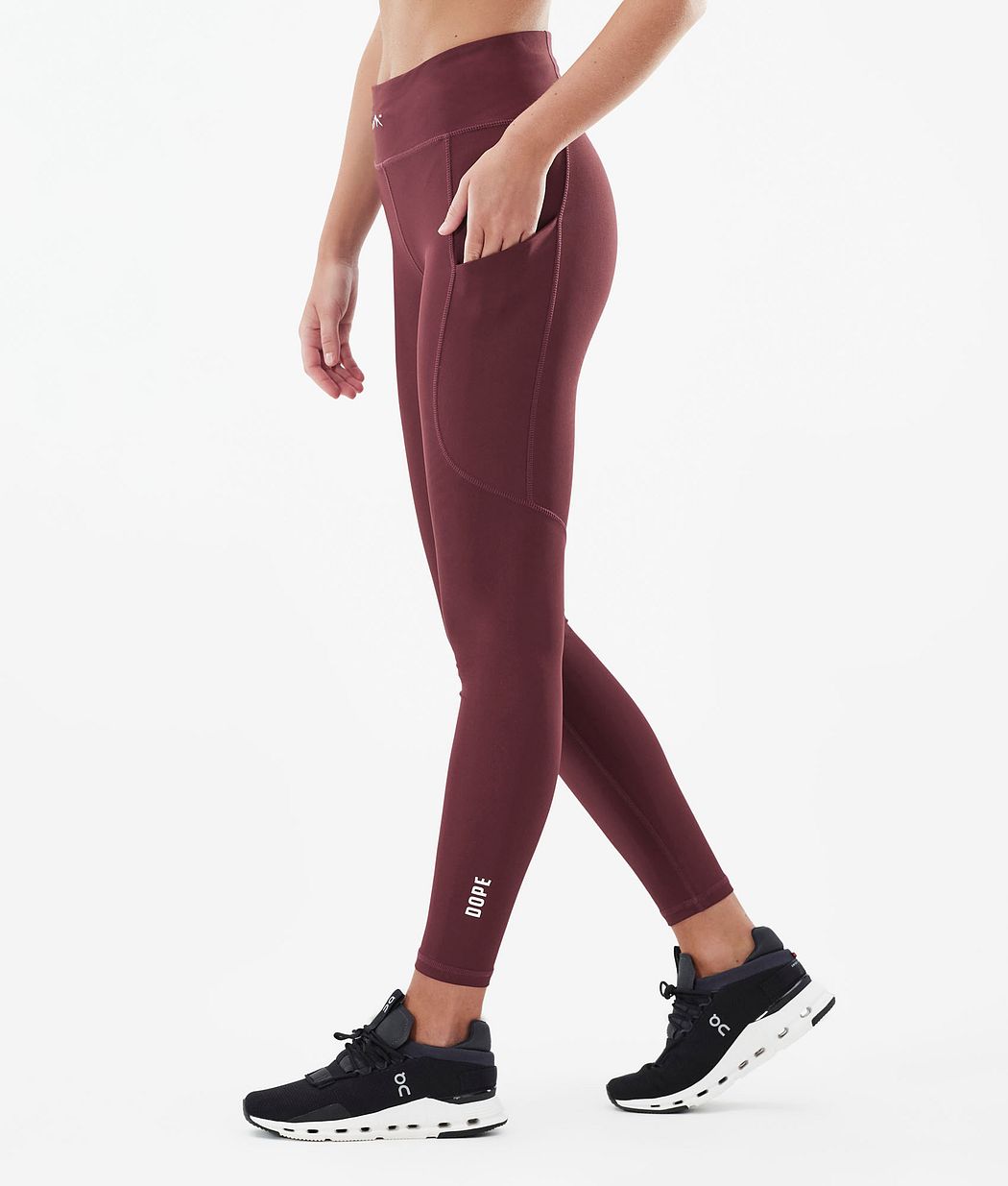 Dope Lofty Tech Leggings Damen Bordeaux | 645-PRYSAL