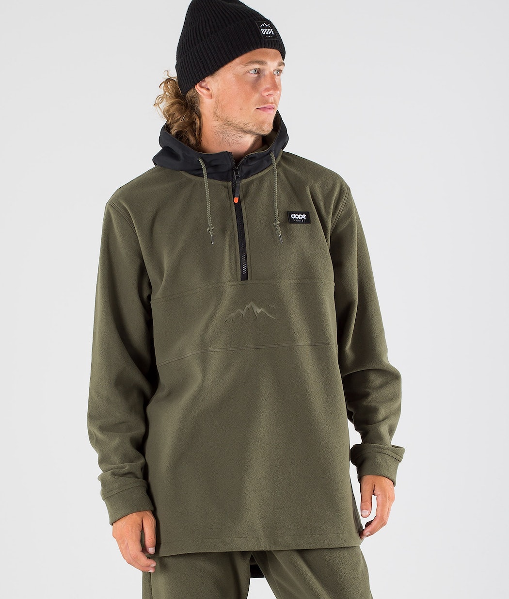 Dope Loyd PO Hoodie Herren Schwarz Olivgrün Grün | 841-MGONCB
