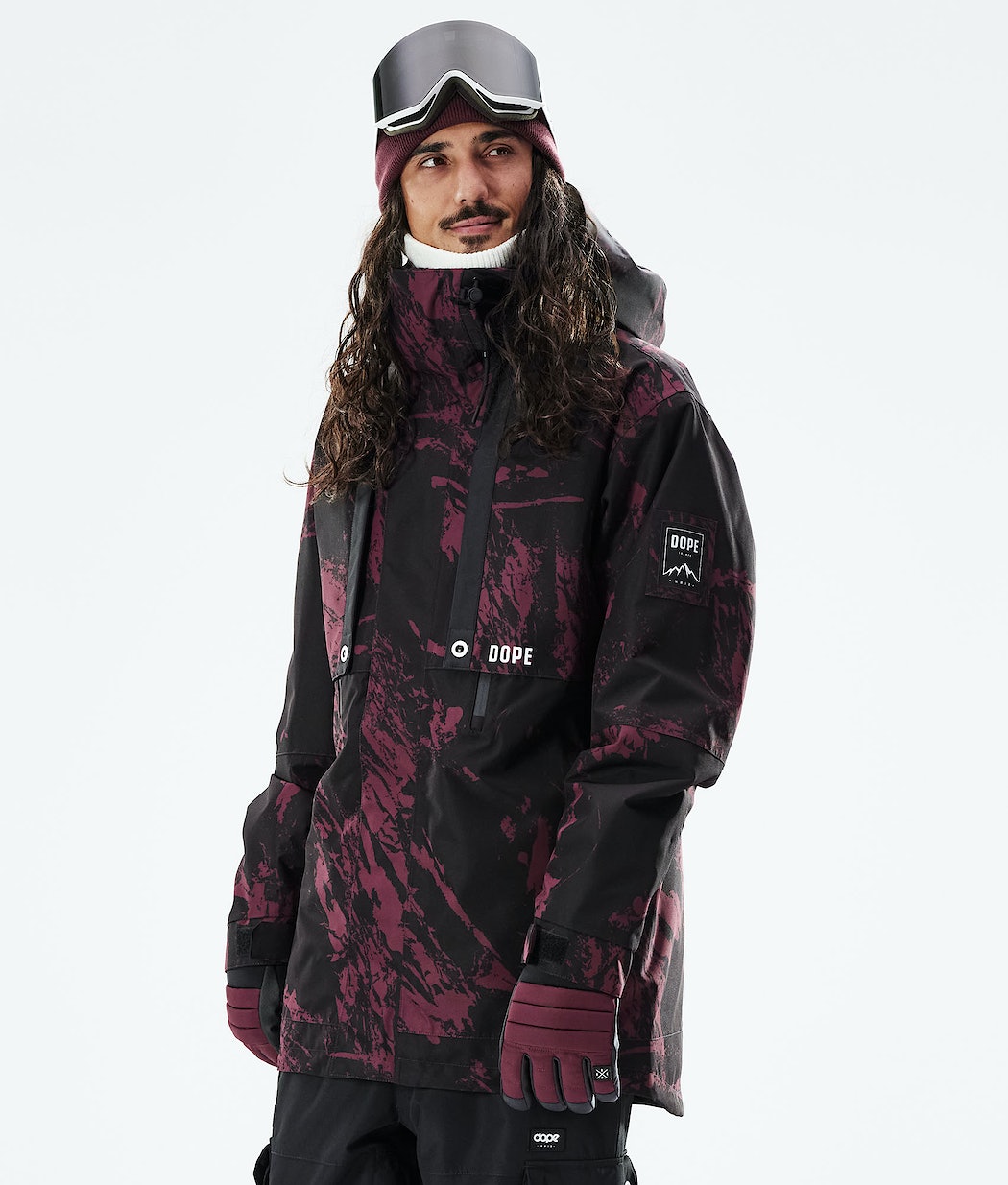 Dope Mojo Snowboardjacke Herren Bordeaux | 817-WRNJCP
