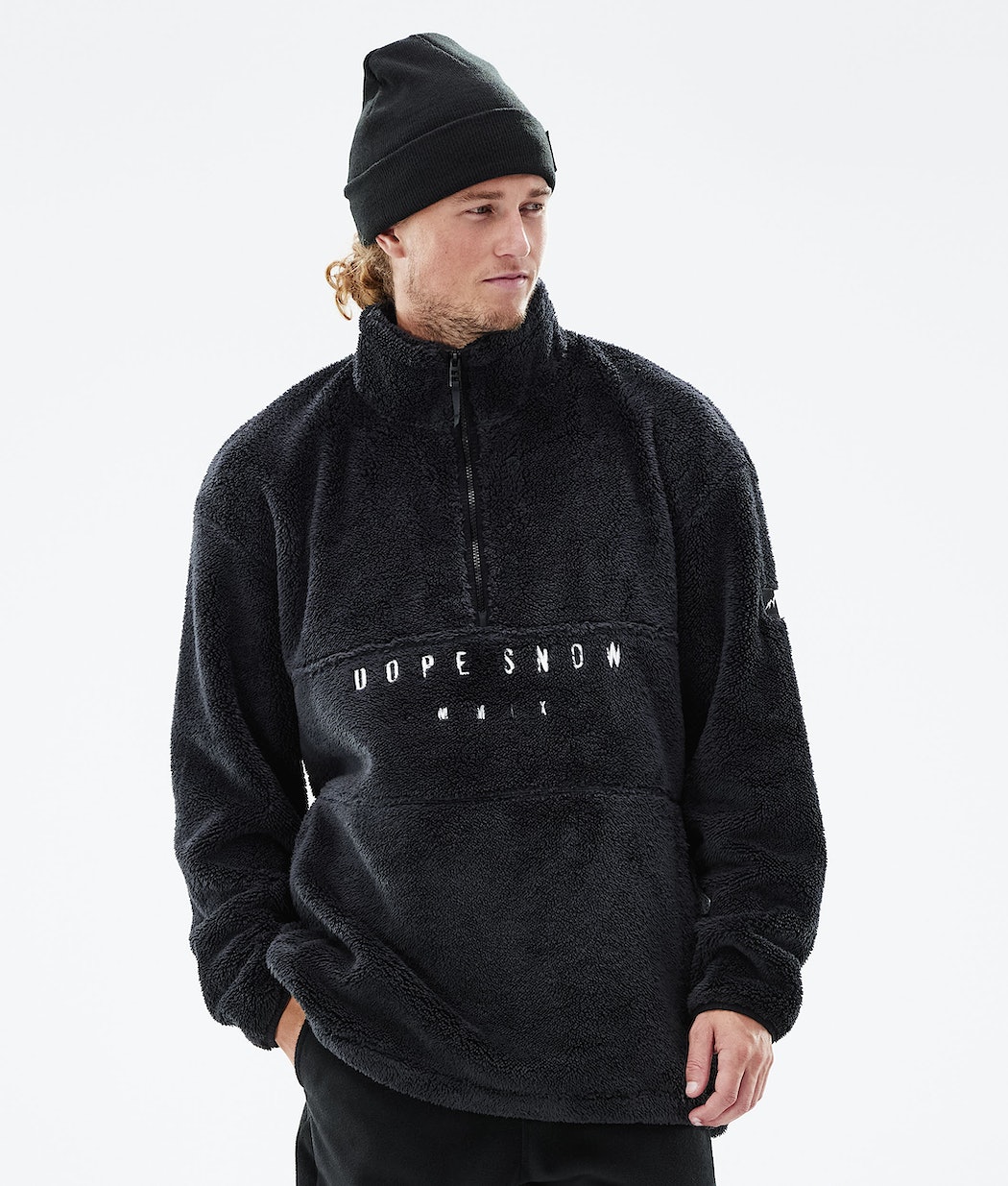 Dope Pile Fleecepullover Herren Schwarz | 382-UWONKI