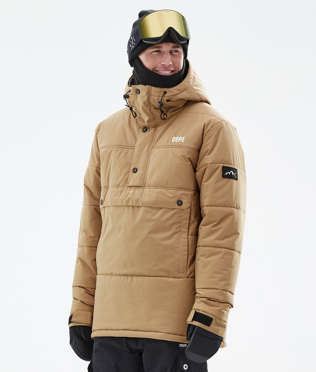 Dope Puffer Snowboardjacke Herren Gold | 561-DUZFHM