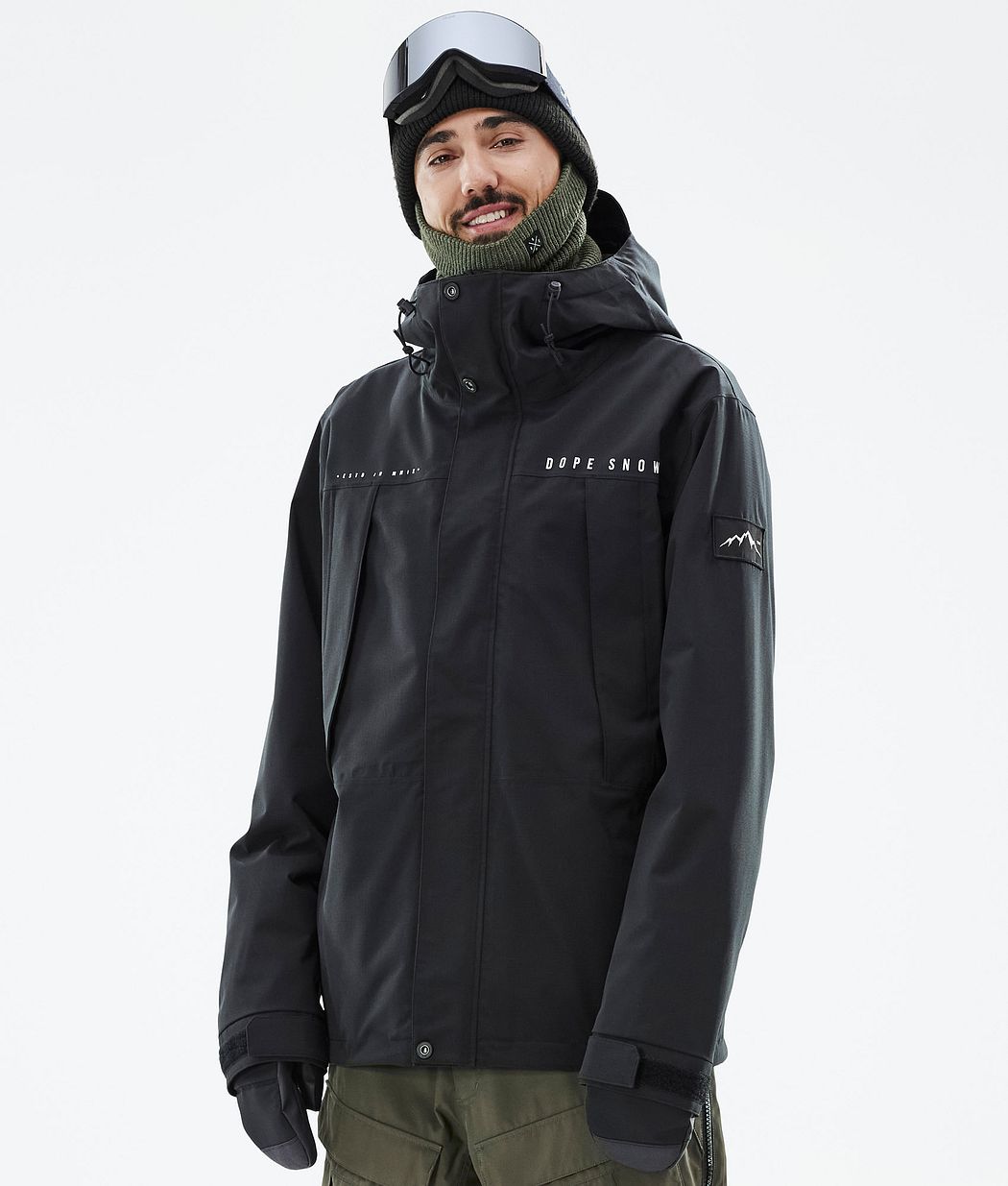 Dope Ranger Snowboardjacke Herren Schwarz | 361-BFIZOS