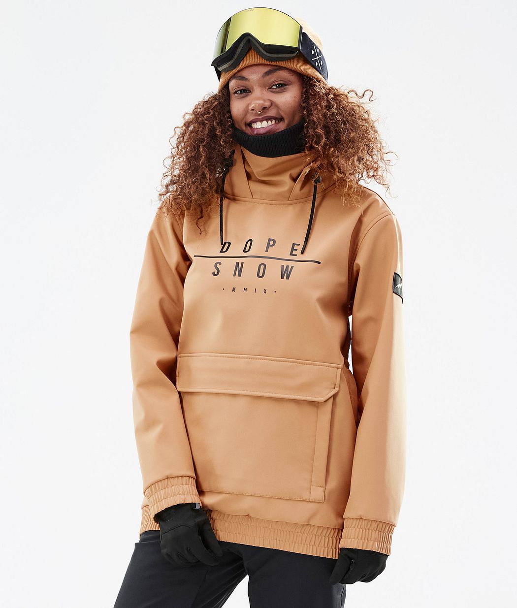 Dope Wylie W Snowboardjacke Damen Khaki Gelb | 386-EYNOTR