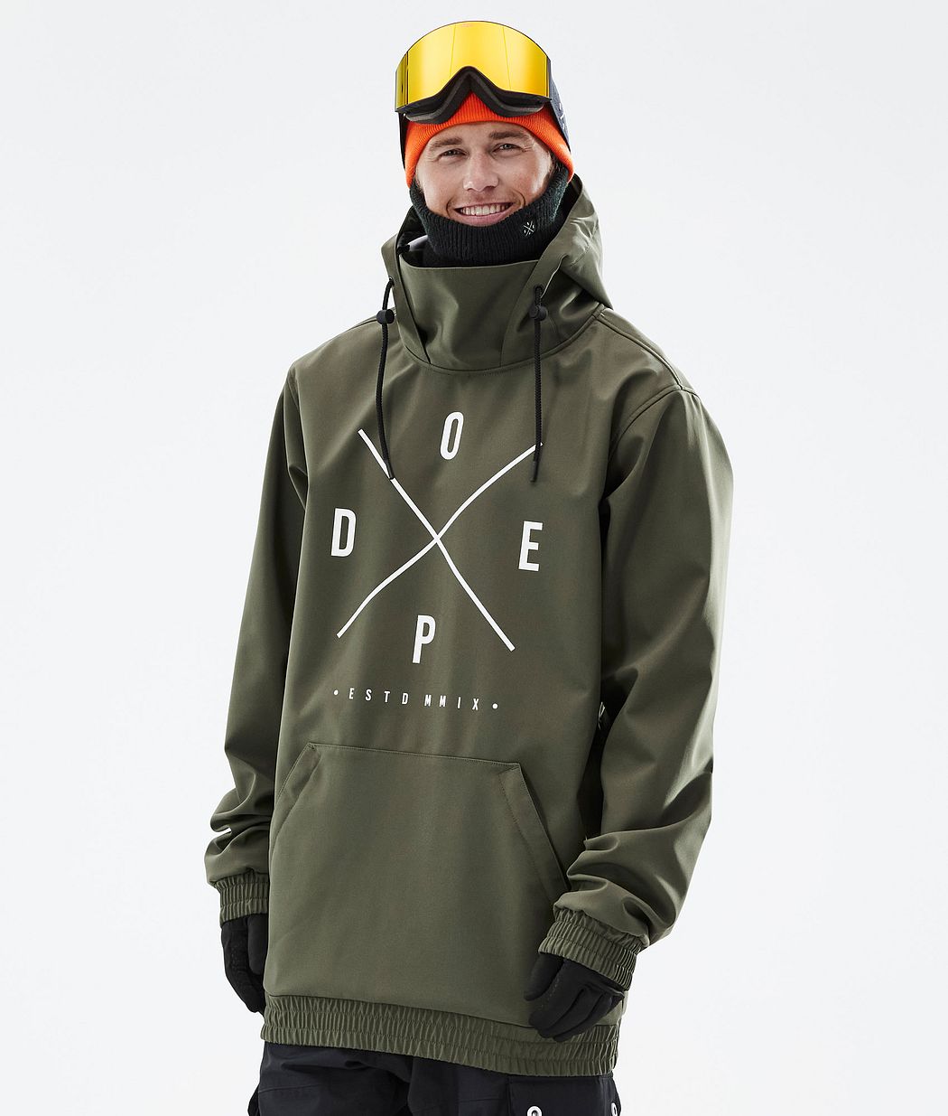 Dope Yeti Snowboardjacke Herren Olivgrün Grün | 706-TMOEHJ