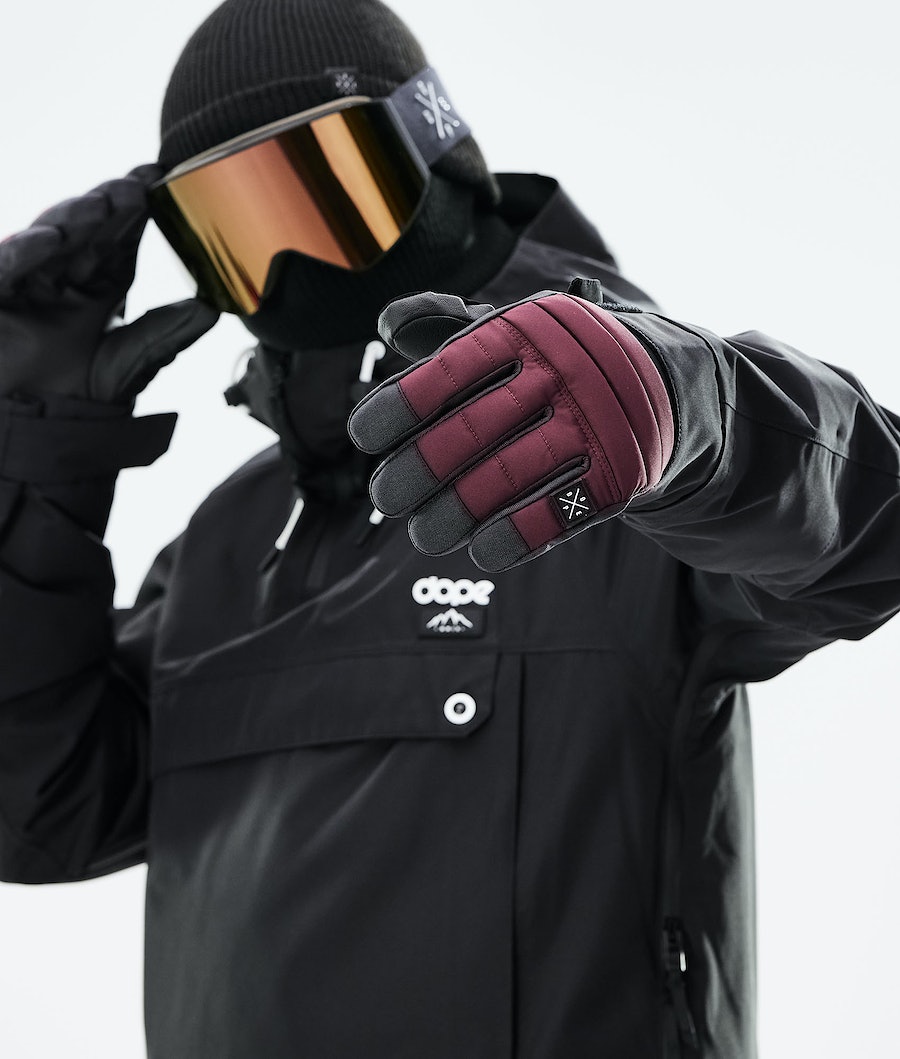 Dope Ace 2021 Skihandschuhe Damen Bordeaux | 791-VEFYXG