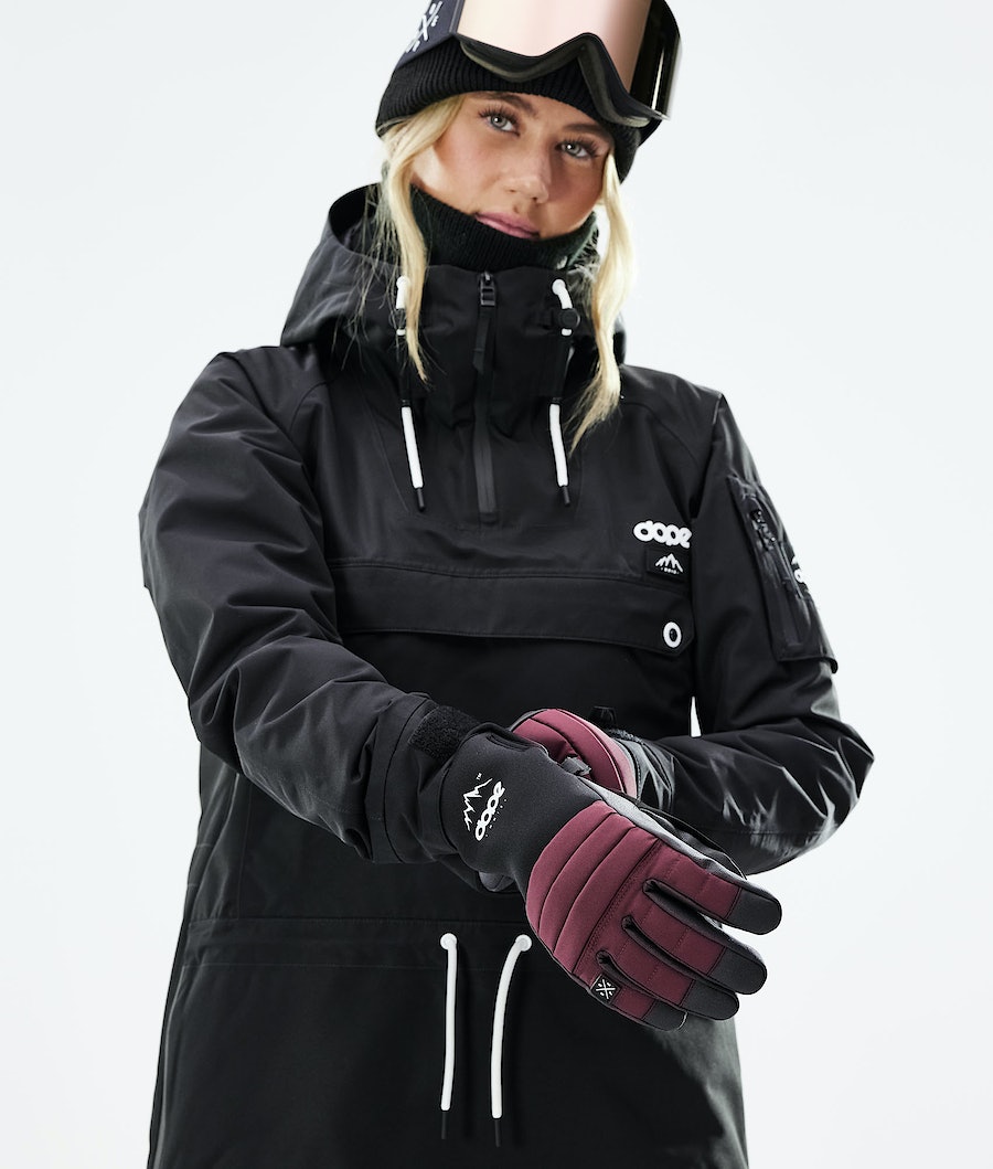 Dope Ace 2021 Skihandschuhe Damen Bordeaux | 791-VEFYXG