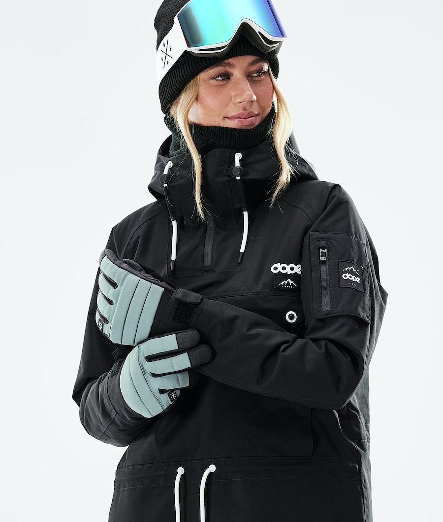 Dope Ace 2021 Skihandschuhe Damen Grün | 321-ZOSHMP