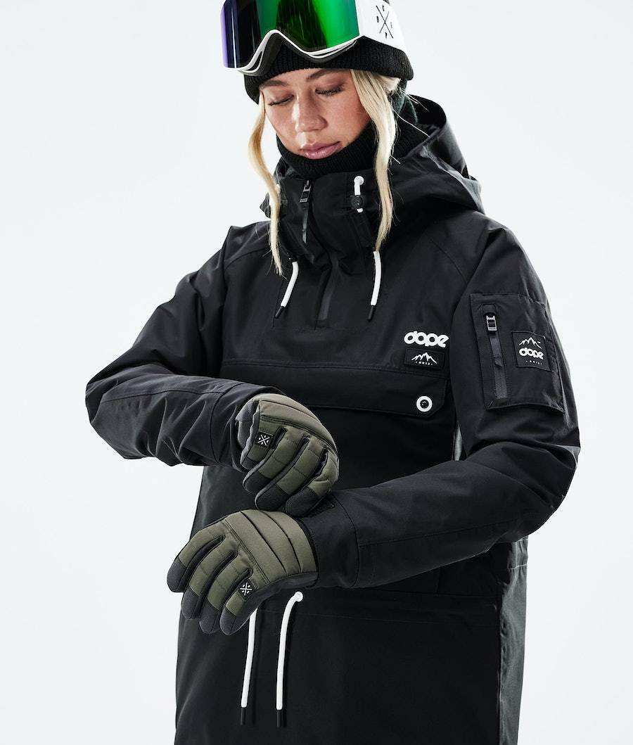 Dope Ace 2021 Skihandschuhe Damen Olivgrün Grün | 240-TGXEUW