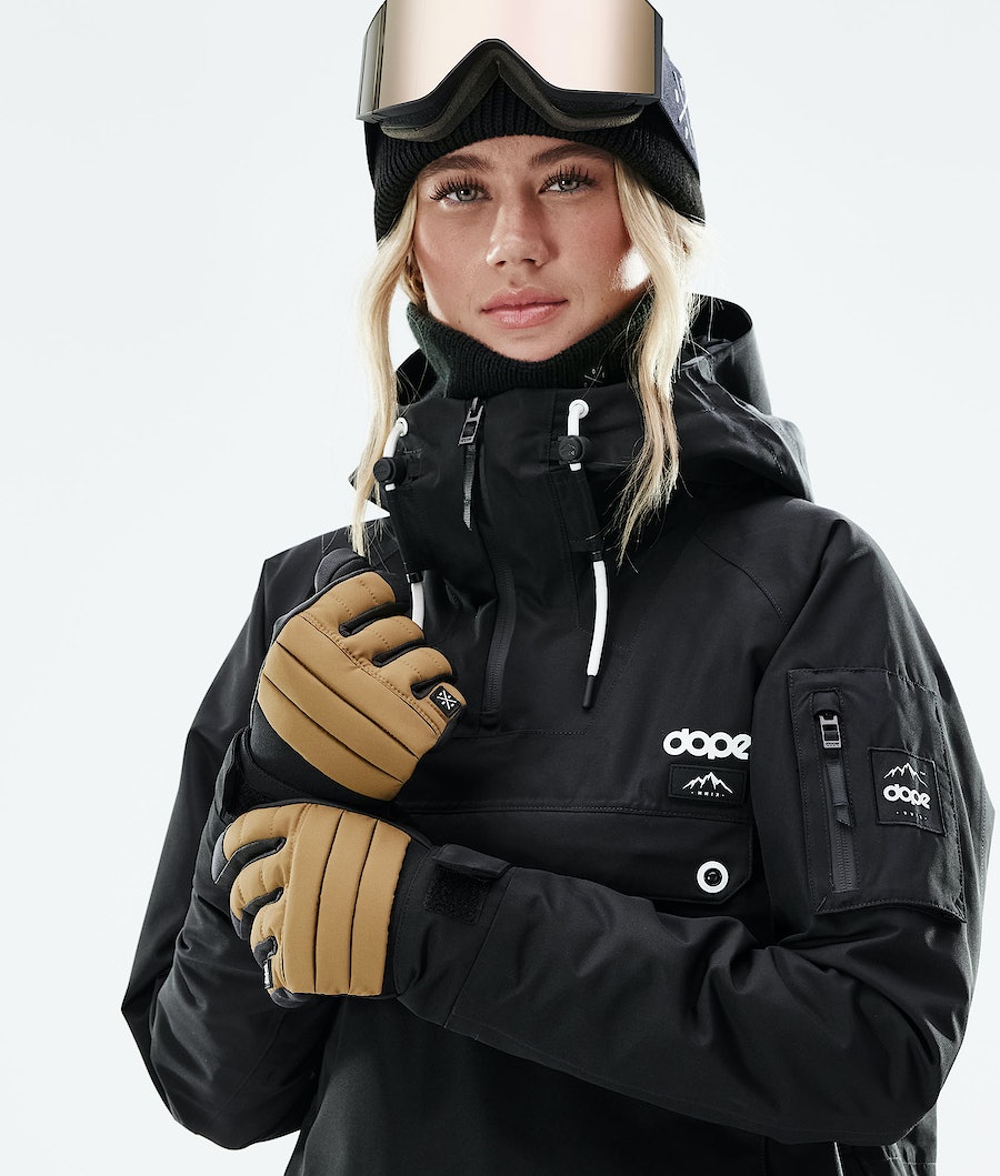 Dope Ace 2021 Skihandschuhe Herren Gold | 718-RFCADY